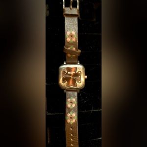 Lucky Brand Women’s Watch - Brown/Floral Retro